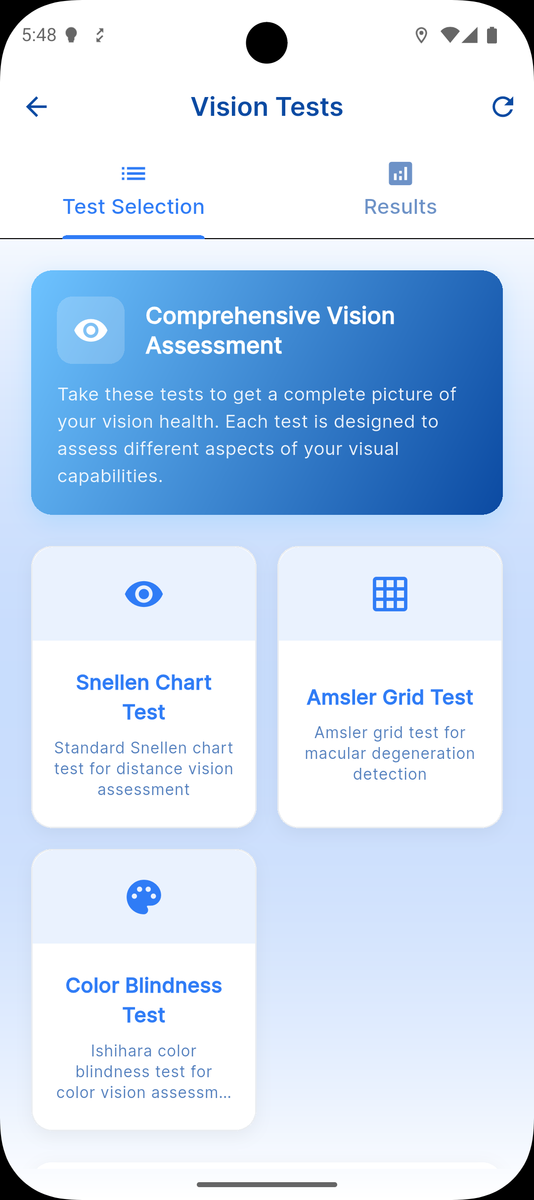 Global Health Network - App Screen